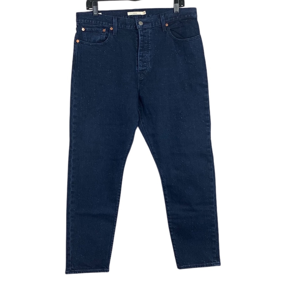 Levi’s speckle print dark wash wedgie jeans size 32 button fly
